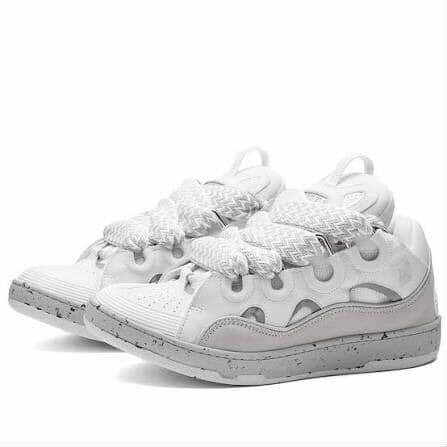 Lanvin Curb Sneakers Grey White
